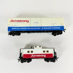Life Like HO Armstrong Logo Boxcar Caboose Lancaster PA Railroad Train